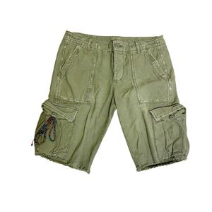 American Eagle Olive Green Cargo‎ Utility Shorts Women’s Size 2